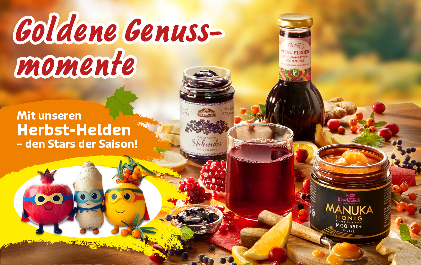 Goldene Genussmomente mit Herbst-Helden