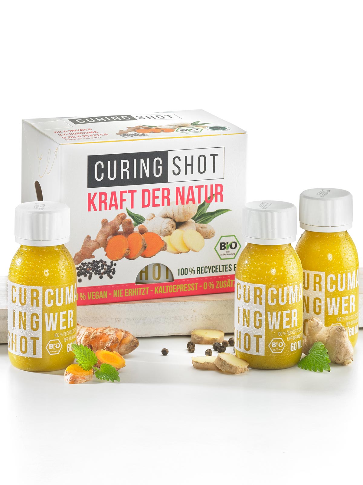 Ingwer-Kurkuma-Frischekick, Bio