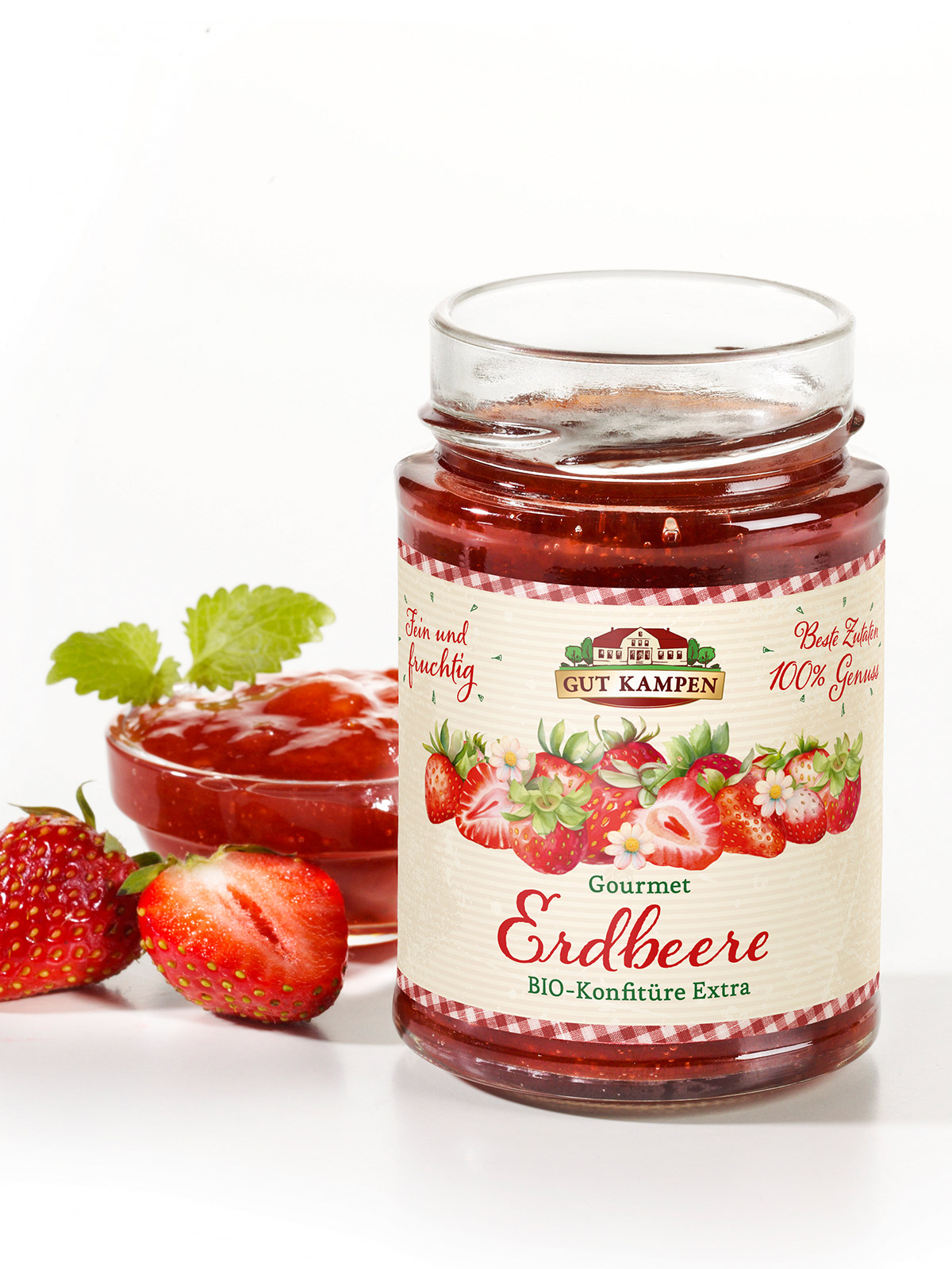 Bio Erdbeer-Konfitüre Extra