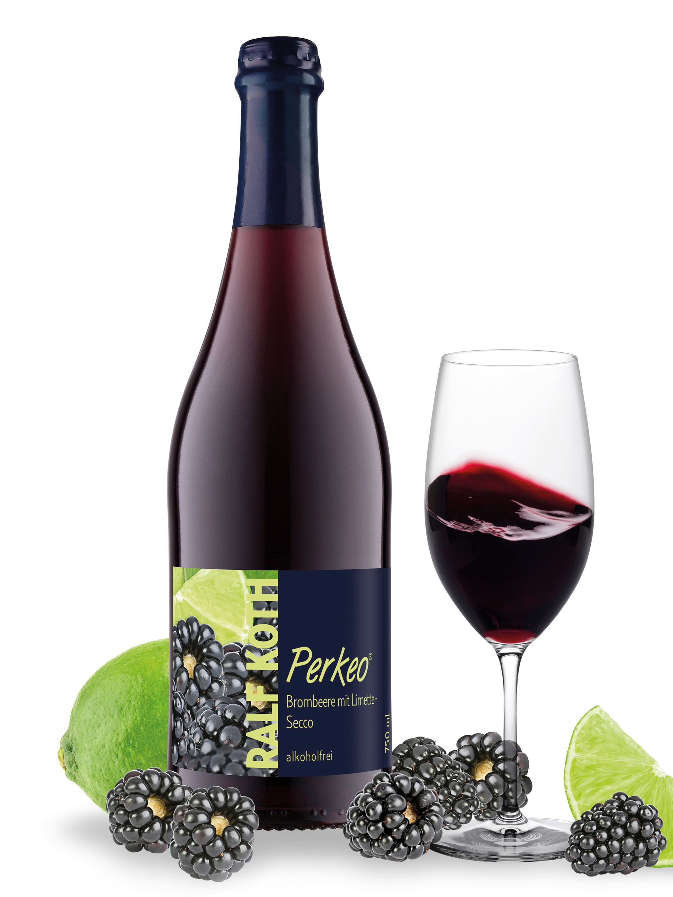 Brombeer-Limette-Secco