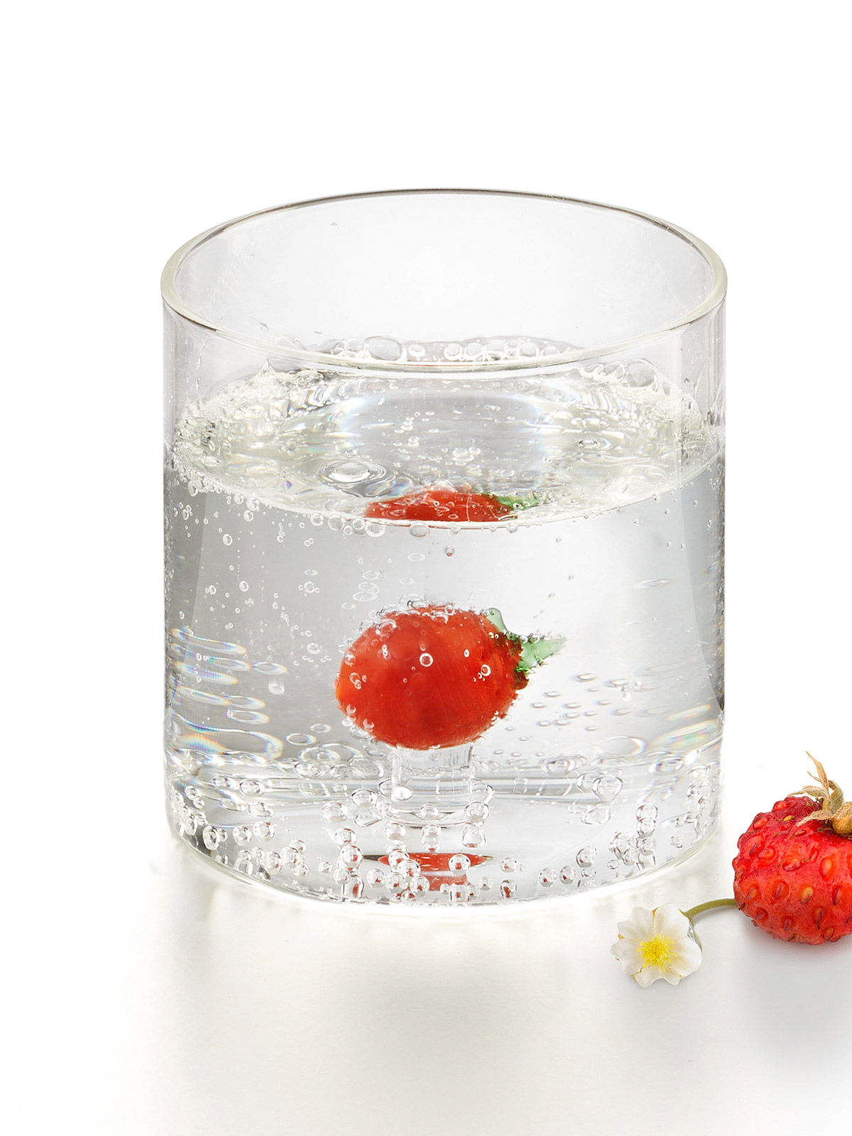 Trinkglas „Erdbeere“