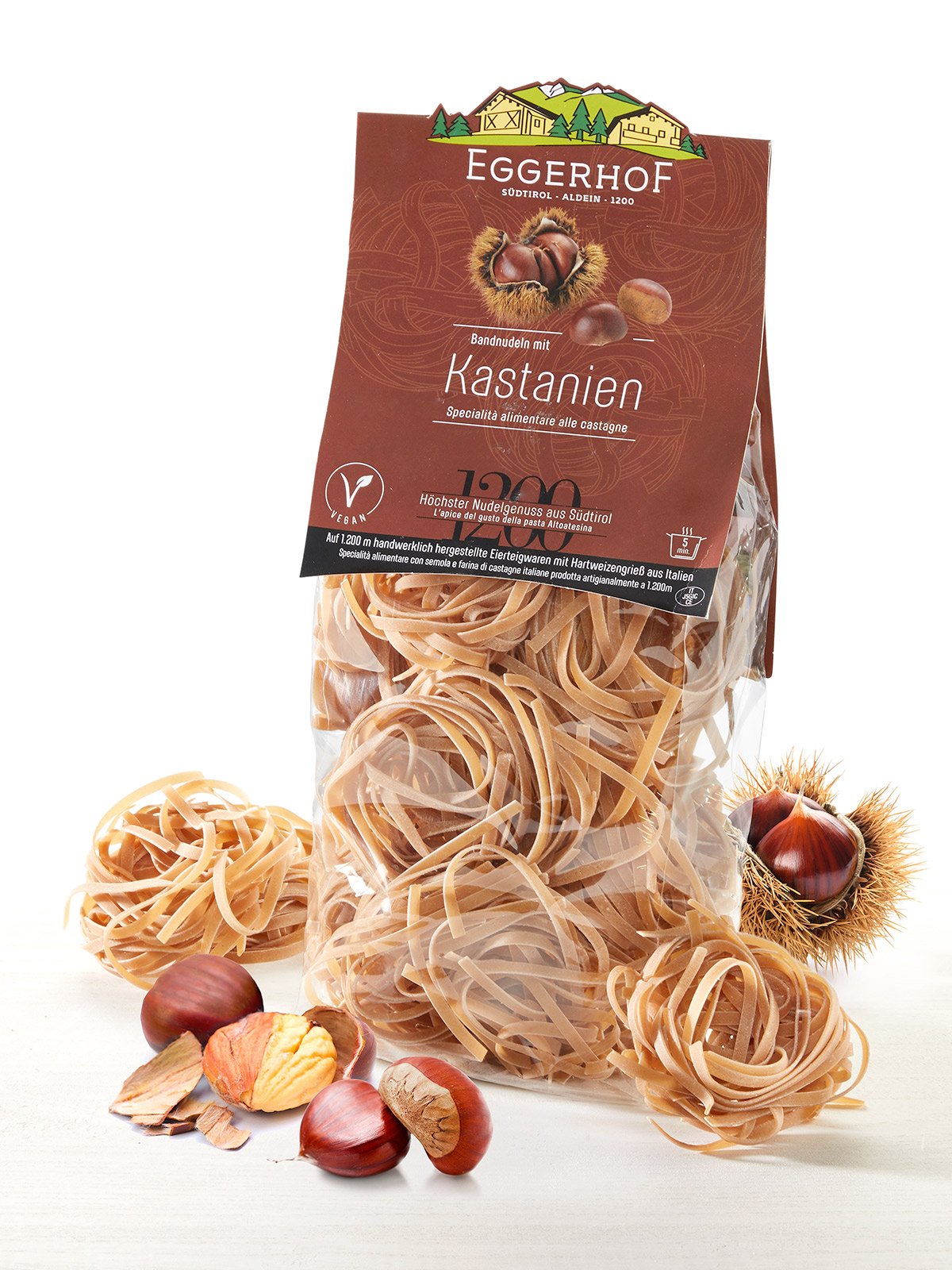 Südtiroler Kastaniennudeln