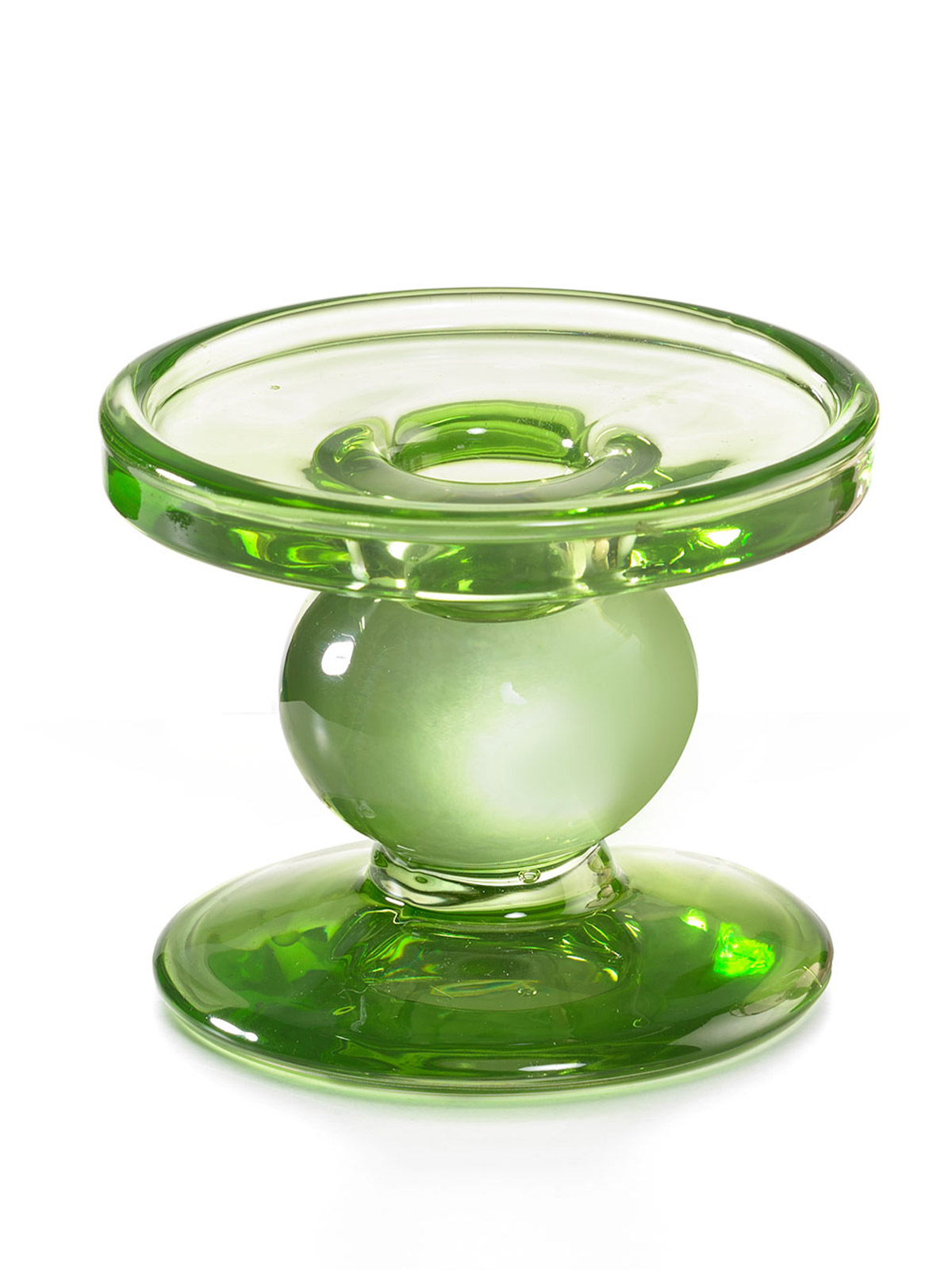 Glas-Kerzenständer „Grün“