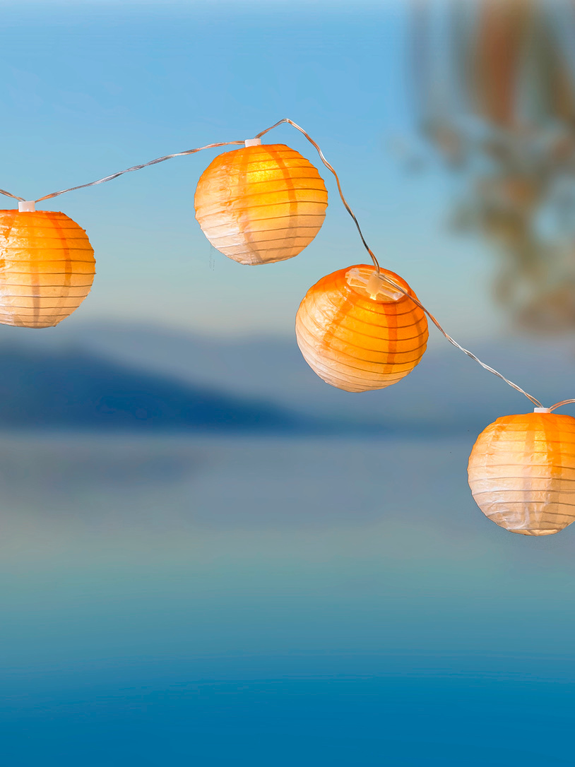 Lampion-Lichterkette