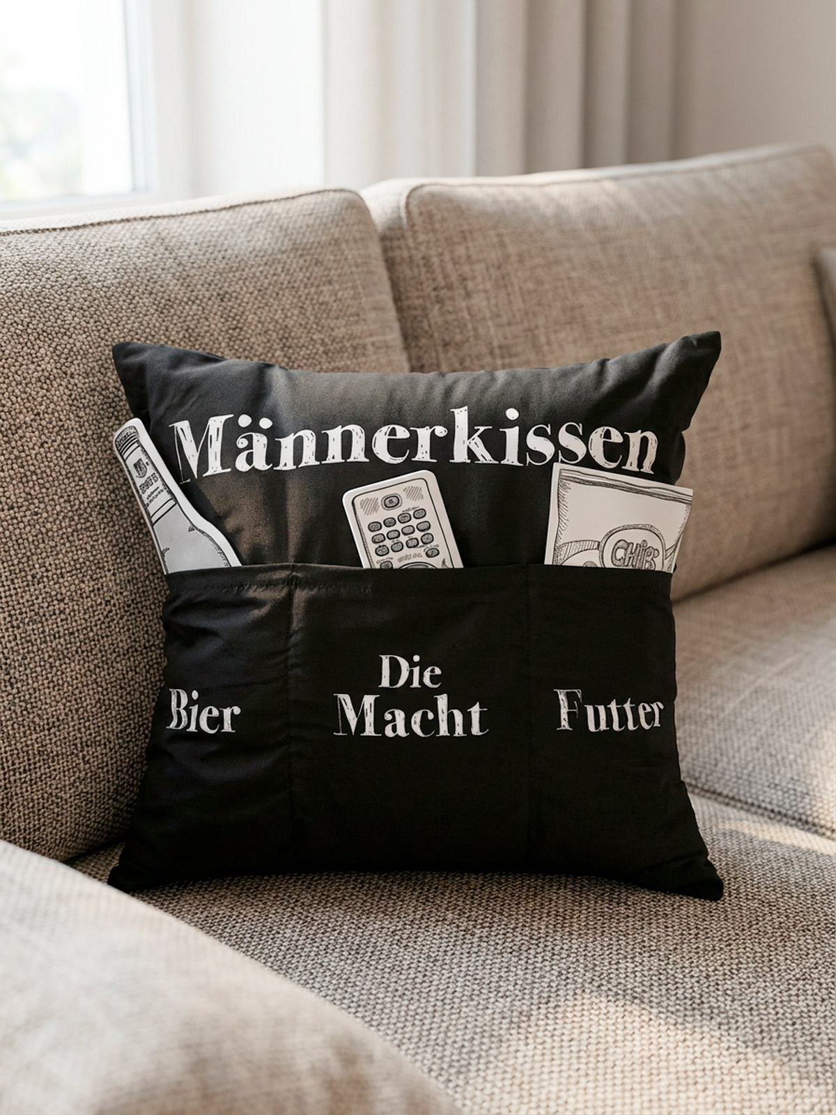 Männerkissen „Sofahelden“