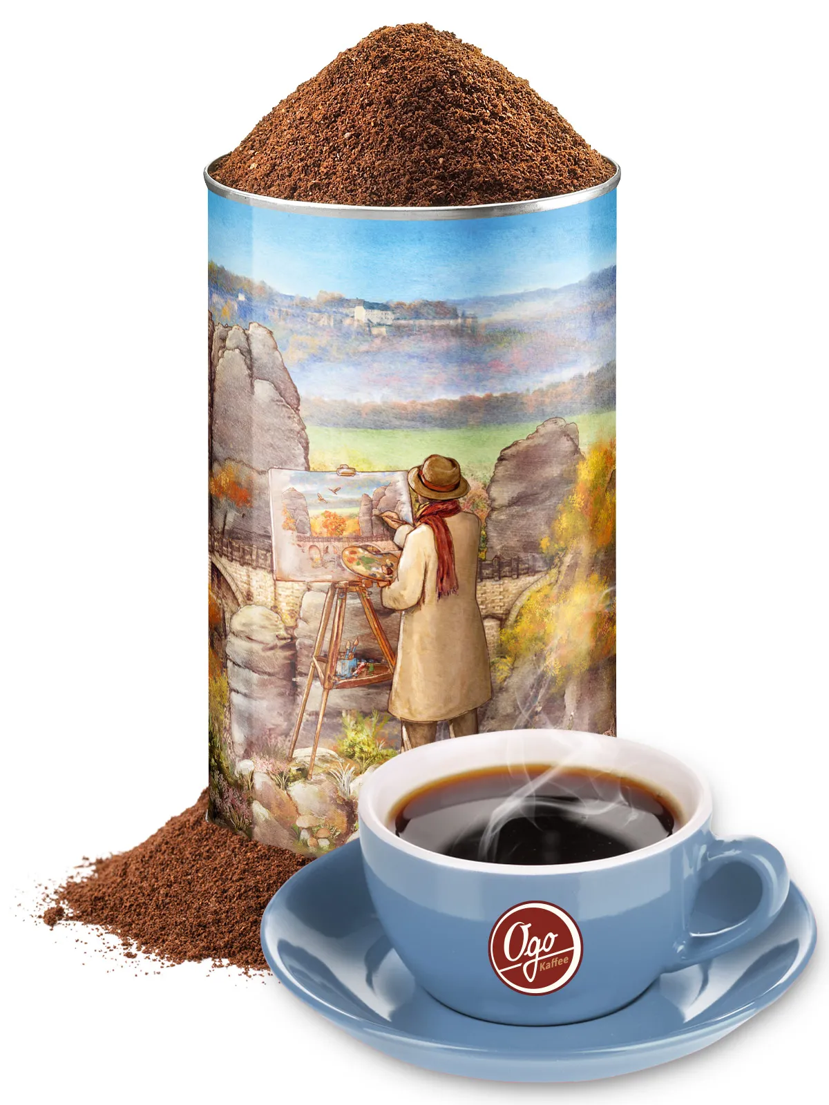 Entkoffeinierter Kaffee, Dose