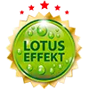Zeichen für Artikel mit Lotuseffekt