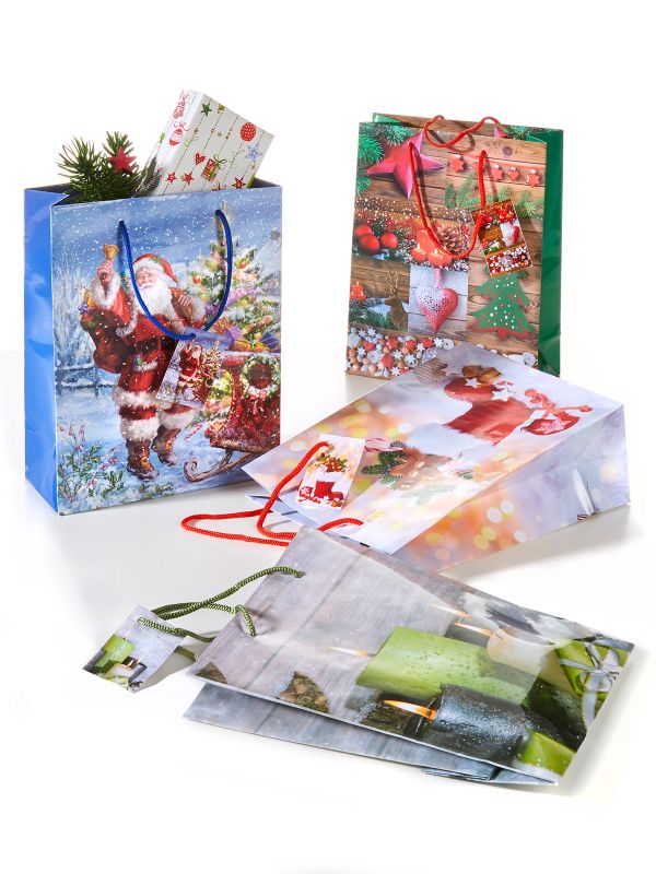 Produktbild von Geschenksäckchen - Weihnachten - Geschenkbeutel FANOST 24 Stück